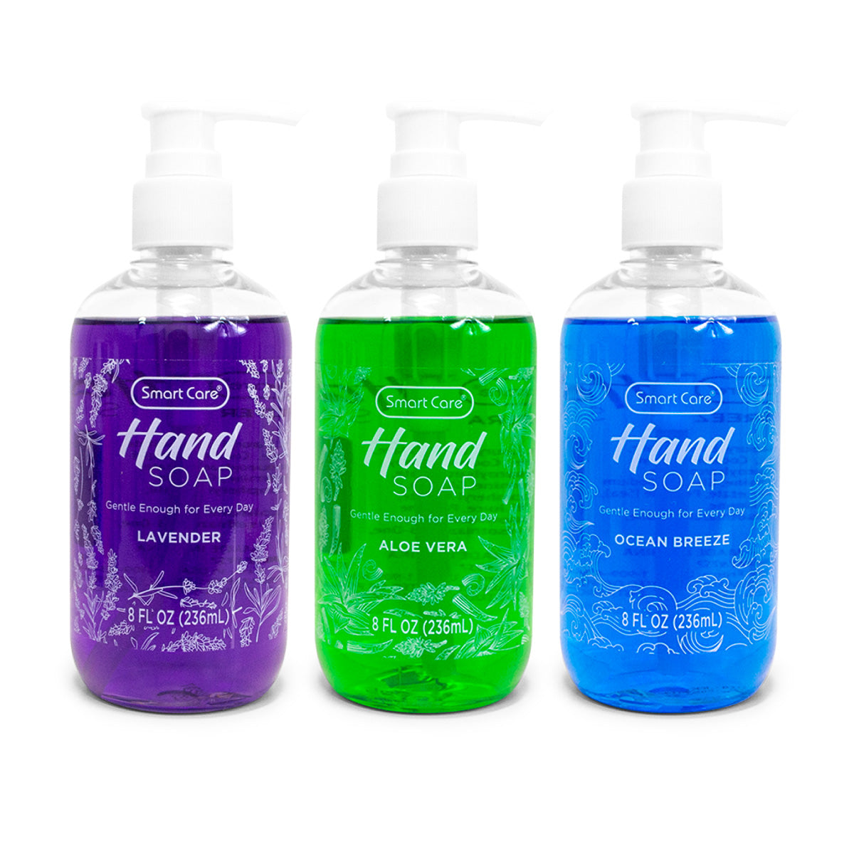 Liquid Hand Soap 3 Pack Assortment Smart Care